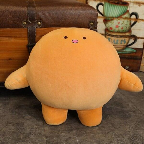 Jouet peluche pieuvre kawaii, animal doux rond en peluche pieuvre de dessin animé