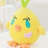 Poupée peluche poulet jaune Kawaii