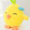 Poupée peluche poulet jaune Kawaii
