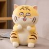 Peluche Soft Cartoon Sitting Tiger