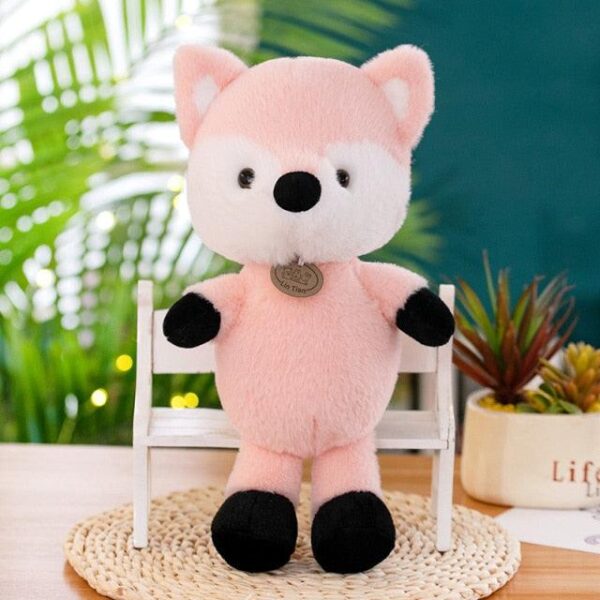 product-image-1823698965_46d437f8-29cd-4174-b52c-199aeb00d0cd.jpg Peluche Renard Rose 12 pouces