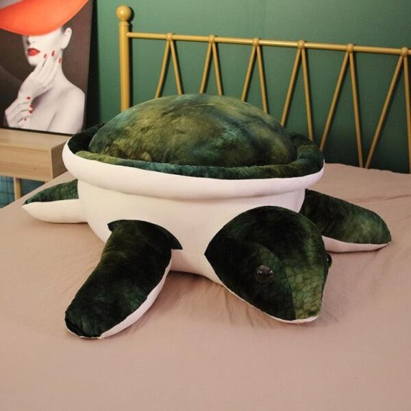 Peluche tortue de mer géante colorée de 32 pouces