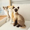 Jouets en peluche pour chat américain à poil court et siamois