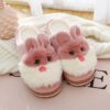 Chaussons d'intérieur mignons en forme de lapin
