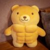 Peluches Ours Musclé, Lion et Cochon