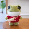 Peluche grenouille verte Kawaii