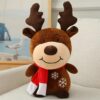 Peluches Père Noël et Renne