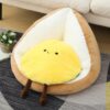 Oreillers en peluche Avocat et Œufs de grenouille en peluche