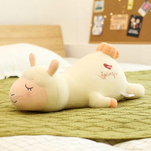 Peluche Kawaii Laying Down Alpaca