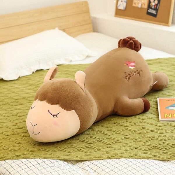 Peluche Kawaii Laying Down Alpaca