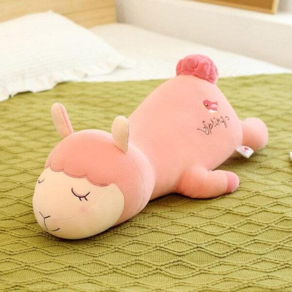 Peluche Kawaii Laying Down Alpaca