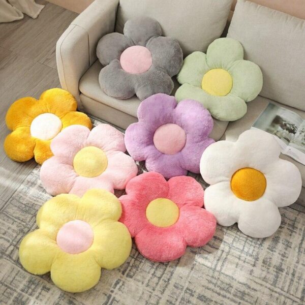 Peluche coussin fleur Kawaii