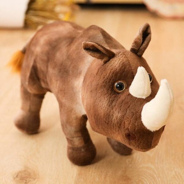 Peluches rhinocéros réalistes