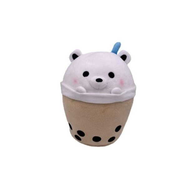 Mignon Oreiller de Thé au Lait Animal Rembourré