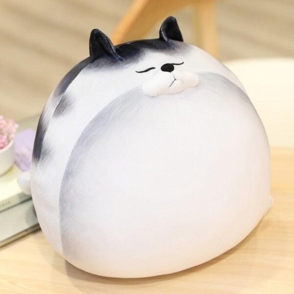 Oreiller gros chat mignon en peluche