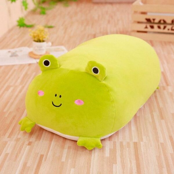 Oreiller créatif en forme de dessin animé pour animaux en peluche