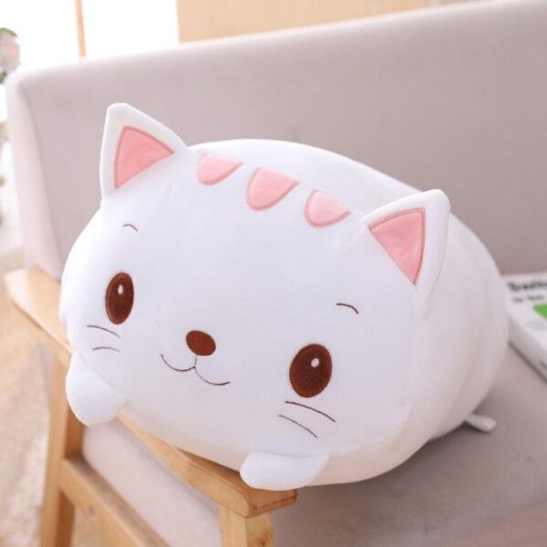 Oreiller créatif en forme de dessin animé pour animaux en peluche