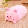 Oreiller créatif en forme de dessin animé pour animaux en peluche