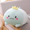Oreiller créatif en forme de dessin animé pour animaux en peluche