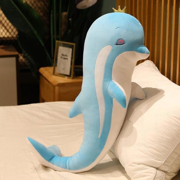 Peluche Dauphin en forme de coeur
