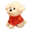 Peluche Kawaii Puppy Dog With Sweater