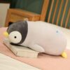 Oreiller en peluche pingouin câlin