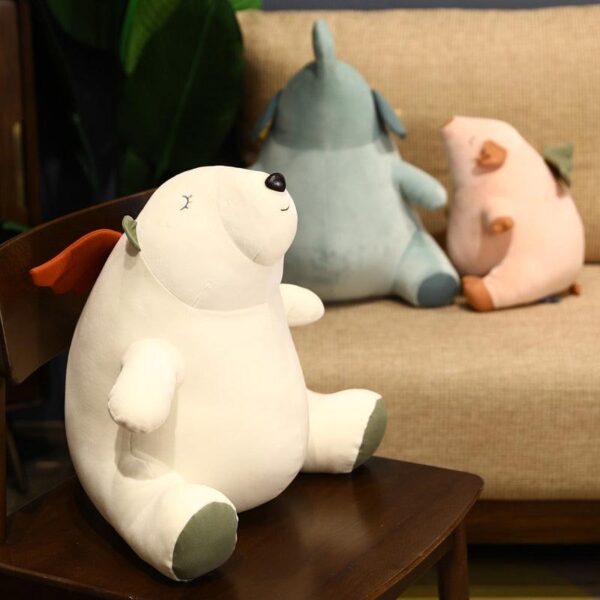 product-image-1901635940_440b9ab3-90e9-47d3-833a-e608c71cc281.jpg Peluche Animal Friends Ours polaire ailé, cochon et éléphant