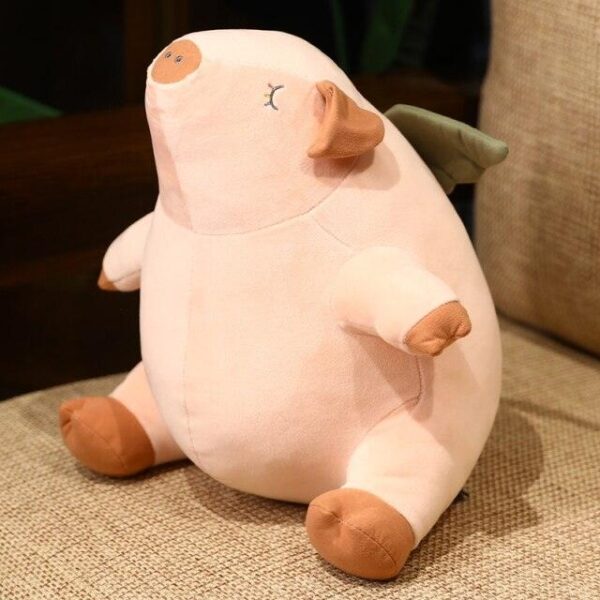 Peluche Animal Friends Ours polaire ailé, cochon et éléphant