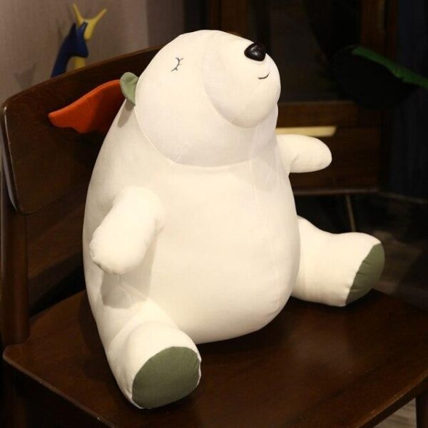 Peluche Animal Friends Ours polaire ailé, cochon et éléphant