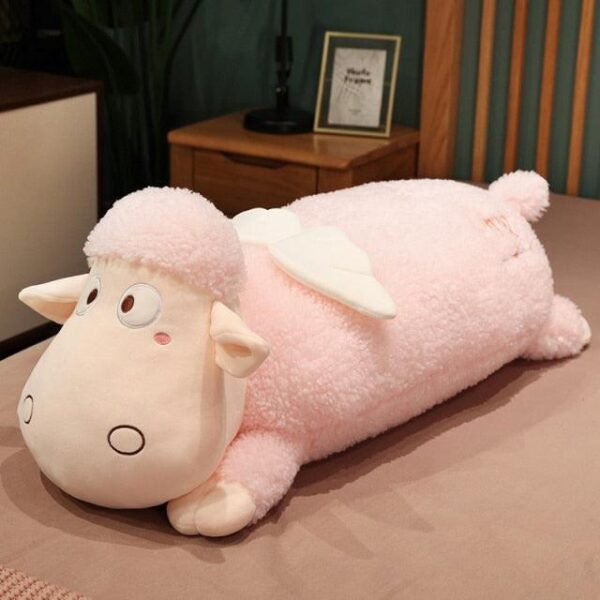 Peluche Ange Mouton Couché