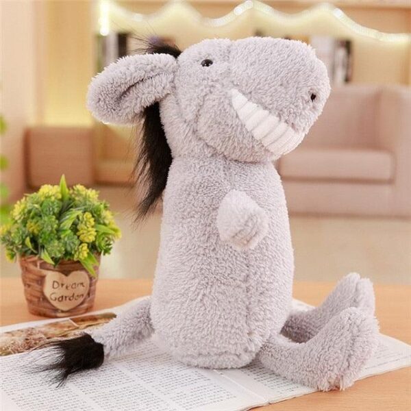 Peluches en peluche de dessin animé "Pearly Whites" (blanc nacré)