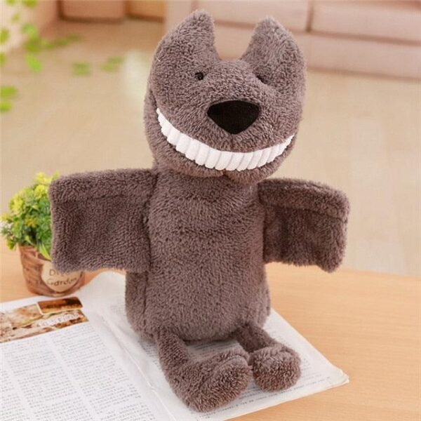 Peluches en peluche de dessin animé "Pearly Whites" (blanc nacré)