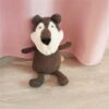 Peluches en peluche de dessin animé "Pearly Whites" (blanc nacré)