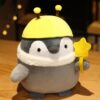 Oreiller en peluche Pingouin Mignon