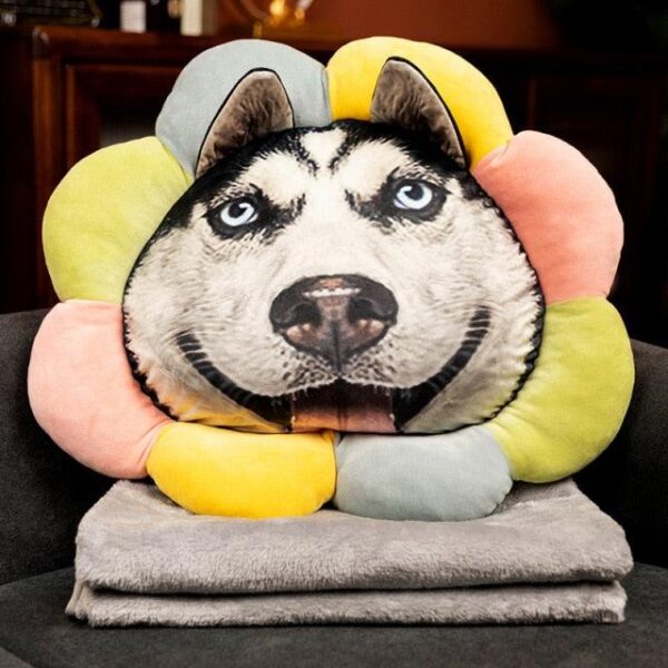 Oreiller animal coloré avec couverture