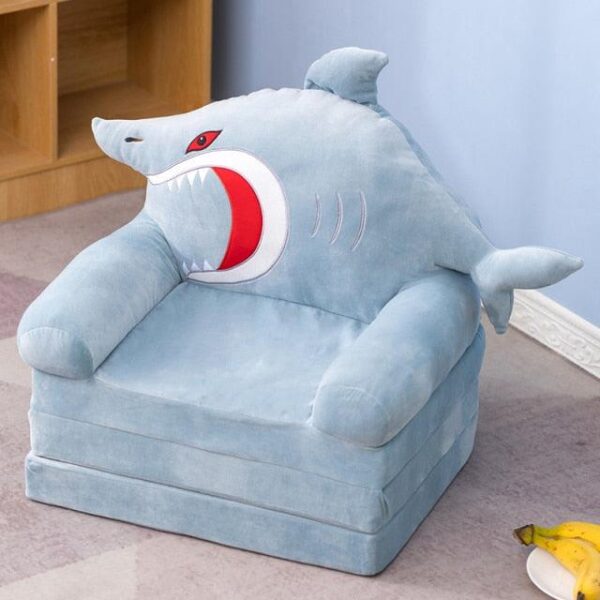 Chaises canapés avec animaux en peluche pour enfants
