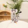 Animaux en peluche amusants à long cou