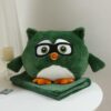 Oreiller Hibou Animal Rembourré Avec Couverture