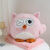 Oreiller Hibou Animal Rembourré Avec Couverture