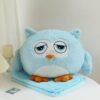 Oreiller Hibou Animal Rembourré Avec Couverture