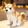 Animaux en peluche chiens mignons