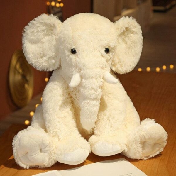 Peluche gros éléphant mignon et duveteux