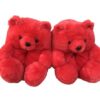 Chaussons en peluche ourson