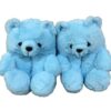 Chaussons en peluche ourson