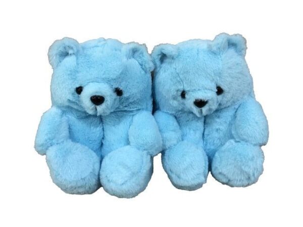 Chaussons en peluche ourson