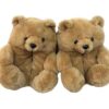 Chaussons en peluche ourson