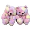 Chaussons en peluche ourson
