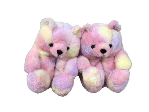 Chaussons en peluche ourson