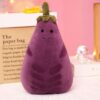 Peluche aubergine