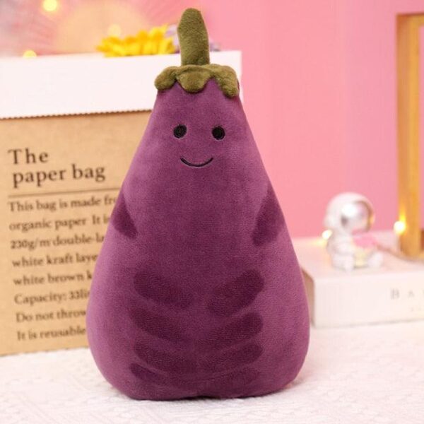 Peluche aubergine